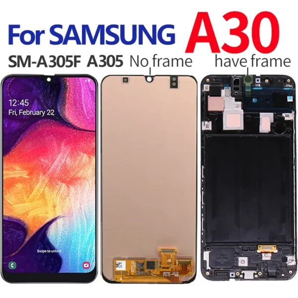 Samsung A30-LCD with Frame INCELL