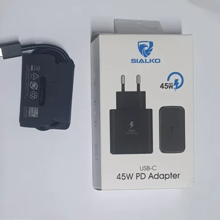 USB-C 45W PD Adapter + Free Cable